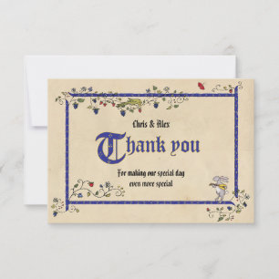 Medievele dieren dank je platte kaart