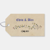 Medievele dieren dank je wel voor het label cadeaulabel (Achterkant Horizontaal)