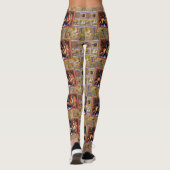 MEDIEVIG BESTIAIR, GRIFFIN EN WILDE BOAR,DIEREN LEGGINGS (Achterkant)
