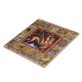 MEDIEVIG BESTIAIR, GRIFFIN EN WILDE BOAR,DIEREN TEGELTJE (Zijkant)