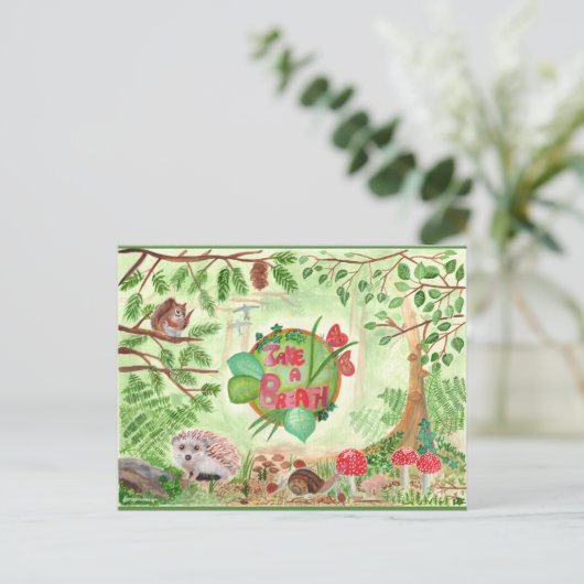 Medilludesign Ecotherapiebos Briefkaart (Staand voorkant)