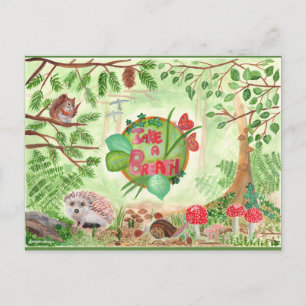 Medilludesign Ecotherapiebos Briefkaart