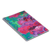 Medilludesign Inner Garden violet groen Notitieboek (Rechterzijde)