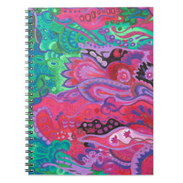 Medilludesign Inner Garden violet groen Notitieboek