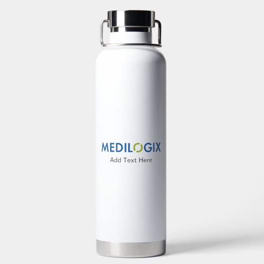MEDILOGIX 32 oz Waterfles Tekst (Achterkant)