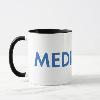 MEDILOGIX Coffee Mok Wrap Text Standaard Logo