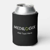 MEDILOGIX Koelbox Distressed Logo Text Blikjeskoeler (Blikje Voorkant)