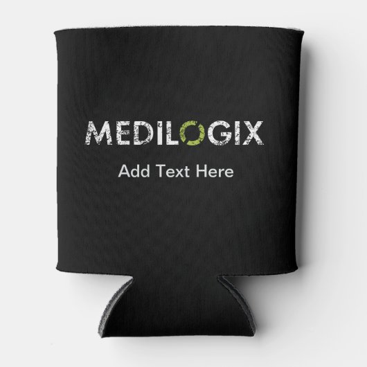 MEDILOGIX Koelbox Distressed Logo Text Blikjeskoeler (Voorkant)
