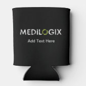MEDILOGIX Koelbox Distressed Logo Text Blikjeskoeler (Achterkant)