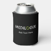 MEDILOGIX Koelbox Distressed Logo Text Blikjeskoeler (Blikje Achterkant)