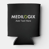 MEDILOGIX Koelbox Witte Logo Tekst toevoegen Blikjeskoeler (Voorkant)