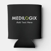 MEDILOGIX Koelbox Witte Logo Tekst toevoegen Blikjeskoeler (Achterkant)