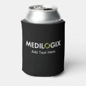 MEDILOGIX Koelbox Witte Logo Tekst toevoegen Blikjeskoeler (Blikje Achterkant)