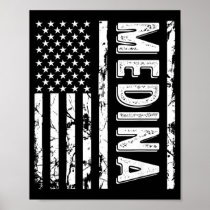Medina Achternaam Grappige Achternaam Team Medina  Poster