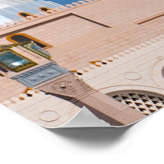 Medina Al Masjid-e-Nabawi Poster (Hoek)