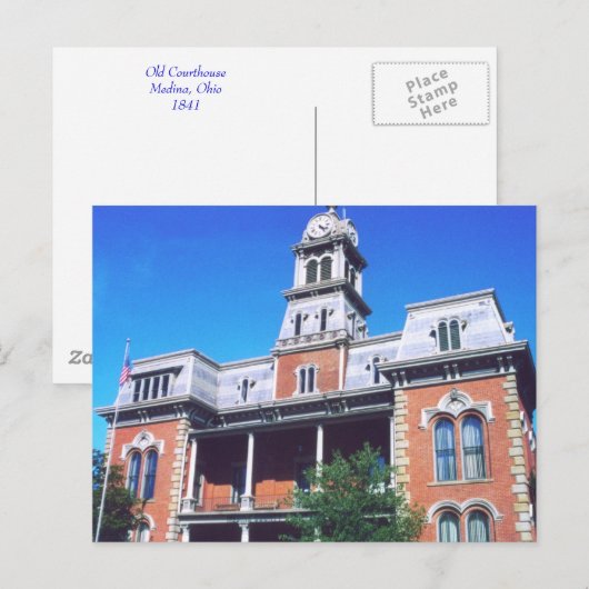 Medina Courthouse Briefkaart (Voorkant / Achterkant)