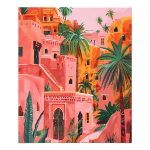 Medina Dreams: Marokkaanse oliekunst Foto Afdruk