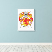 Medina Family Crest Canvas Afdruk (Insitu (Houten vloer))