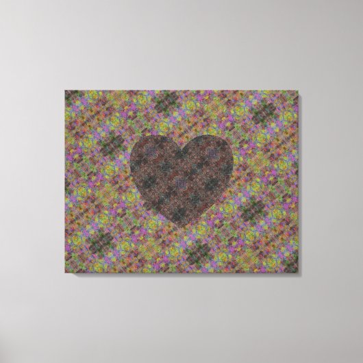 Medina Lila 333 Hart Canvas Afdruk (Voorkant)