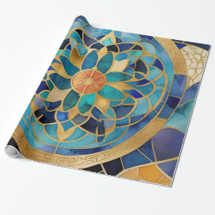 Medina Maze: Marokkaans geïnspireerde geometrische Cadeaupapier