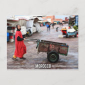 Medina of Marrakesh - Marrakesh Souk, Marokko Briefkaart (Voorkant)