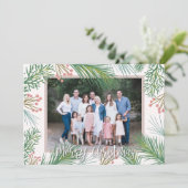 Medina - Roze, sinaasappels Feestdagenkaart (Staand voorkant)