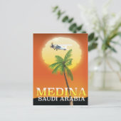 Medina Saoedi-Arabië Reisposter Briefkaart (Staand voorkant)