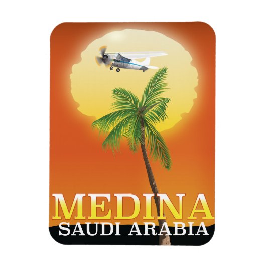 Medina Saudi-Arabië Reisposter Magneet (Verticaal)