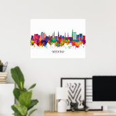 Medina Saudi-Arabië Skyline Poster (Thuiskantoor)