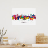 Medina Saudi-Arabië Skyline Poster (Keuken)