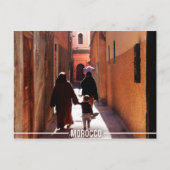 Medina Streets, Marrakesh Marokko Briefkaart (Voorkant)
