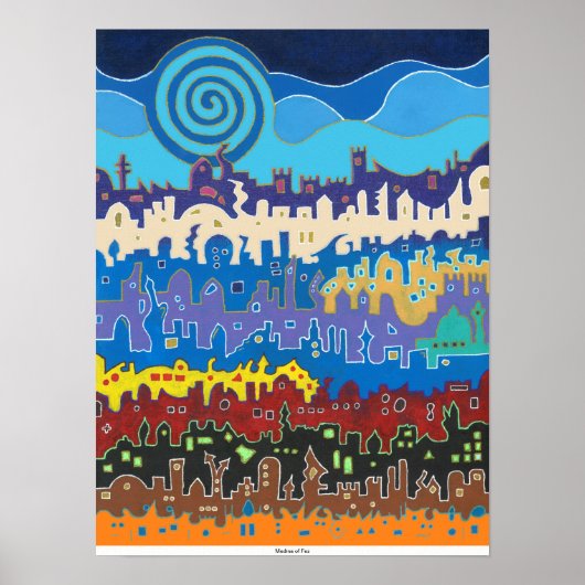 Medina van Fez - Print (Voorkant)