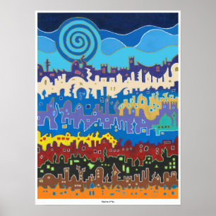 Medina van Fez - Print - Extra groot