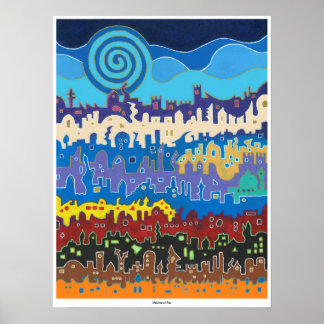 Medina van Fez - Print - Extra groot