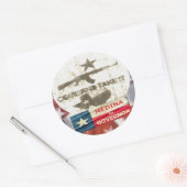 Medina voor gouverneur ronde sticker (Envelop)