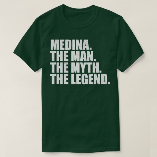 MedinaMedina Achternaam Medina S T-shirt (Design voorkant)