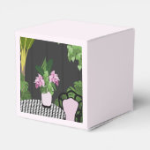 Medinilla Tafel Centrumstuk Tuin Binnenplaats Bedankdoosjes (Achterkant)