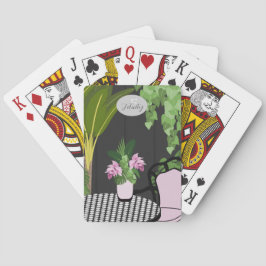 Medinilla Tafel Middelste binnenplaats Monogram Pokerkaarten