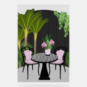 Medinilla Tuin Binnenplaats Acryl Bord (Voorkant)