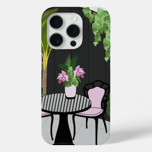 Medinilla Tuin Binnenplaats Case-Mate iPhone Case (Achterkant)