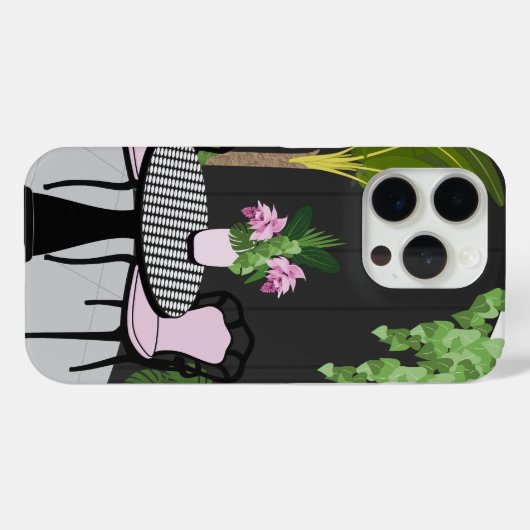 Medinilla Tuin Binnenplaats Case-Mate iPhone Case (Achterkant (horizontaal))