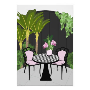 Medinilla Tuin Binnenplaats Foto Afdruk