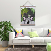 Medinilla Tuin Binnenplaats Hangend Wandkleed