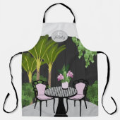 Medinilla Tuin Binnenplaats Monogram Schort (Voorkant)