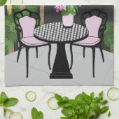 Medinilla Tuin Binnenplaats Theedoek (Gevouwen)