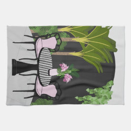 Medinilla Tuin Binnenplaats Theedoek