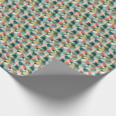 Medio-eeuw geometrisch, Abstract naadloos ontwerp. Cadeaupapier (Hoek)