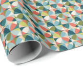 Medio-eeuw geometrisch, Abstract naadloos ontwerp. Cadeaupapier (Rol Hoek)