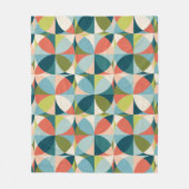 Medio-eeuw geometrisch, Abstract naadloos ontwerp. Fleece Deken (Voorkant)
