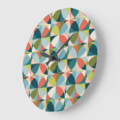 Medio-eeuw geometrisch, Abstract naadloos ontwerp. Grote Klok (Hoek)